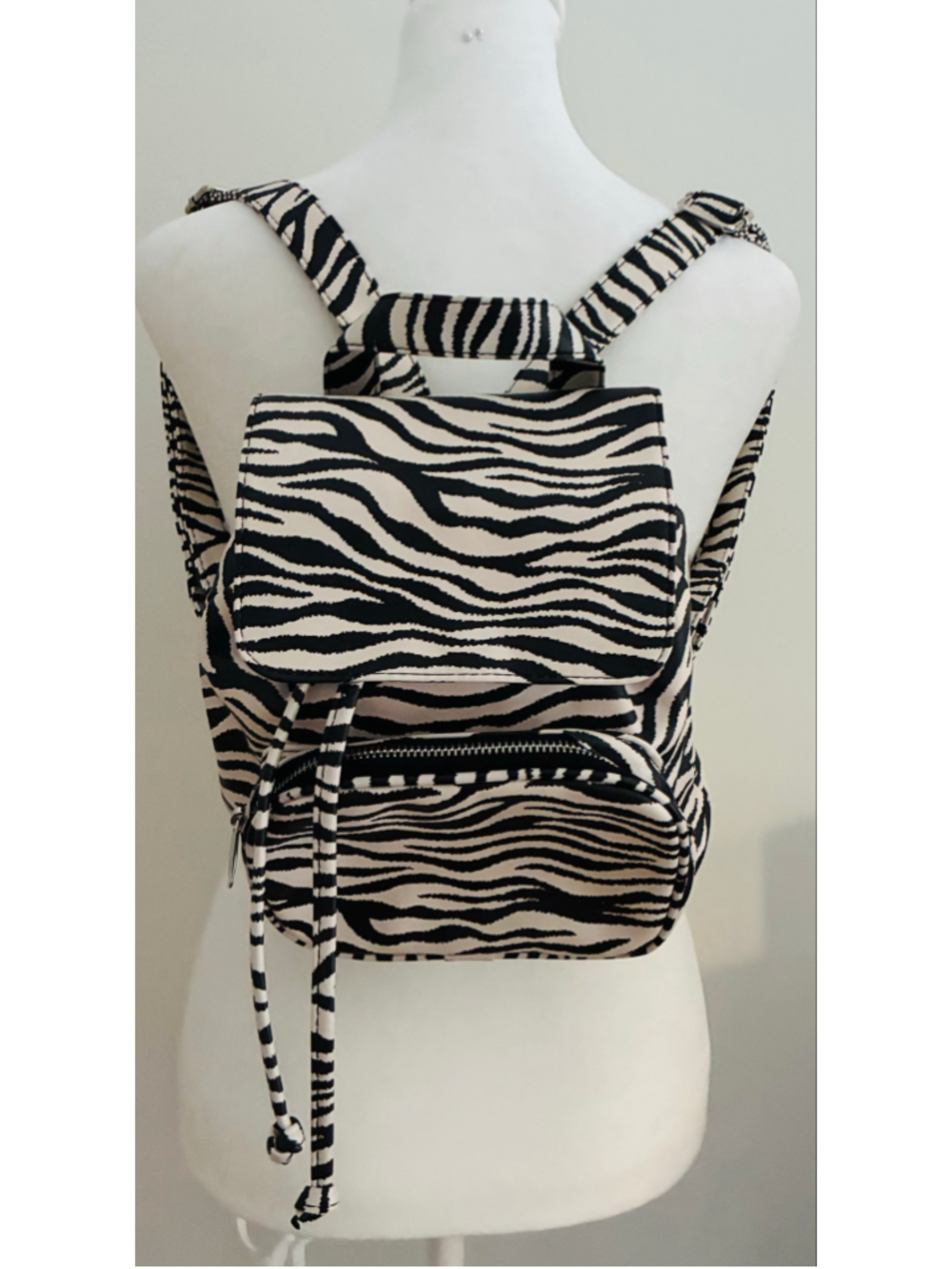 Women's Wild Fable Zebra Print mini Backpack Black and White Co animal print